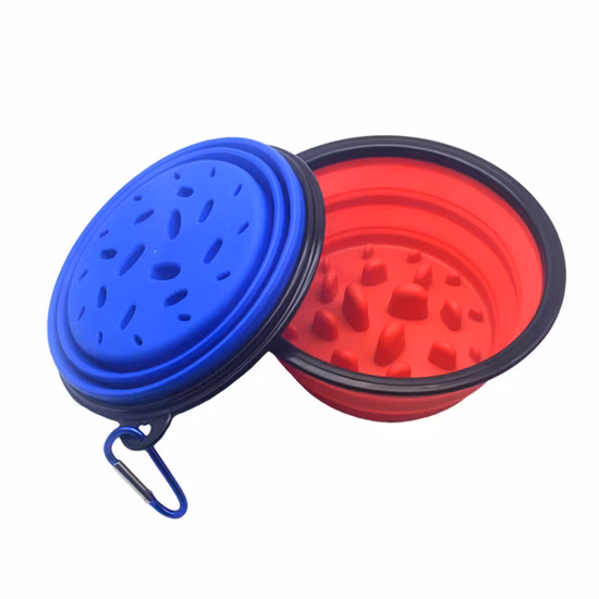 250 мл портативная дорожная складная прочная силиконовая миска для собак для еды и воды