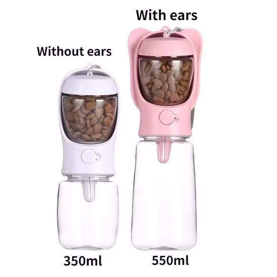 Amazon 4 в 1 портативный дорожный прогулочный диспенсер для собак, домашних животных, уличная кормушка, миска для бутылки с питьевой водой для путешествий